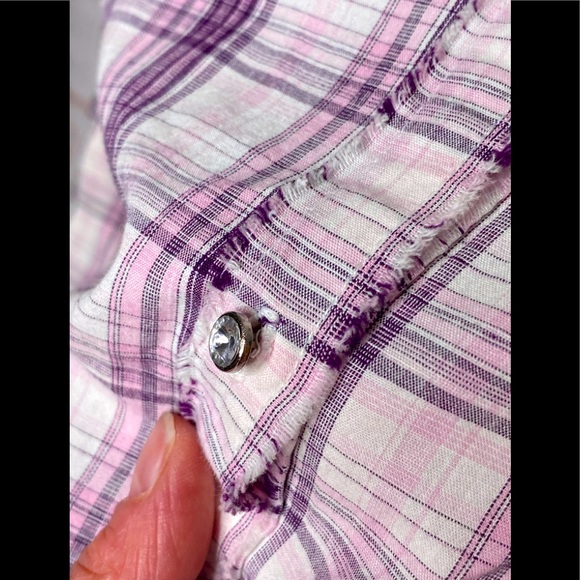 Quizz Vintage wester woman long sleeve shirt size L - Picture 6 of 8